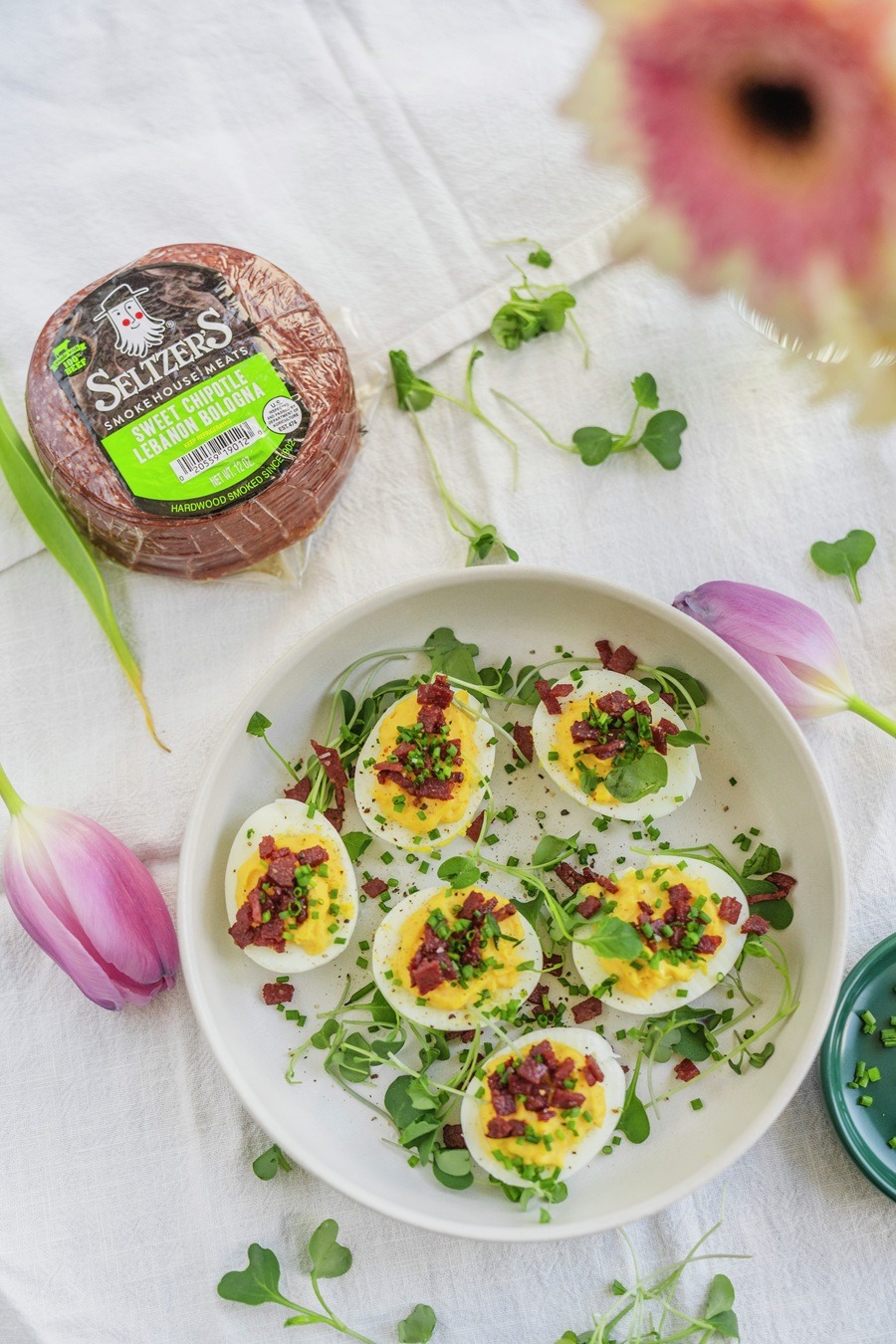 Bologna Deviled Eggs